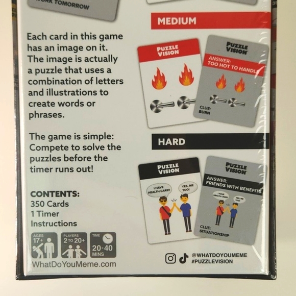 Factory Sealed PUZZLE VISION CARD GAME - Picture 6 of 16